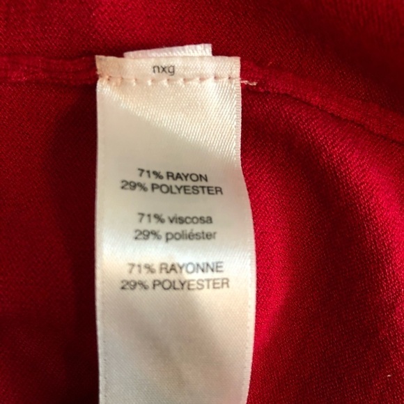 CHICO’S/ RED SOFT LIGHT SWEATER/ size 2 (L/12-14) - Picture 6 of 10